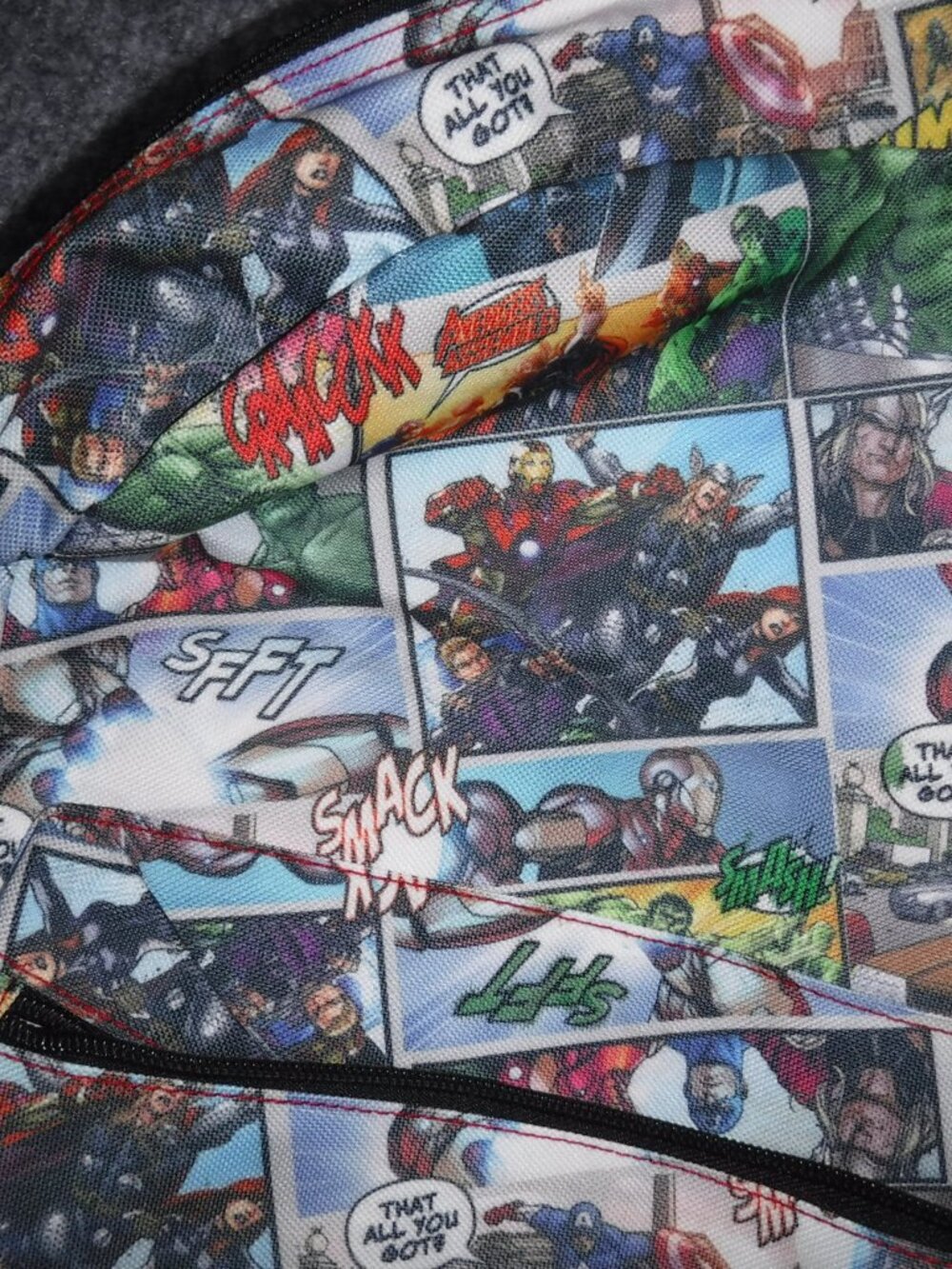 Marvel Comic Print Backpack - Picture 2 of 5